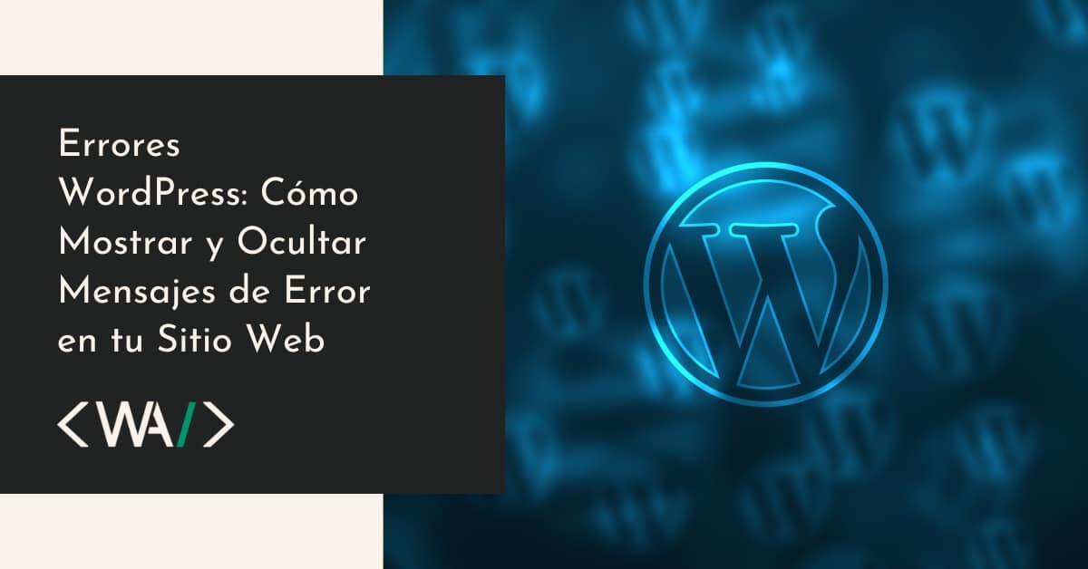mostrar errores wordpress