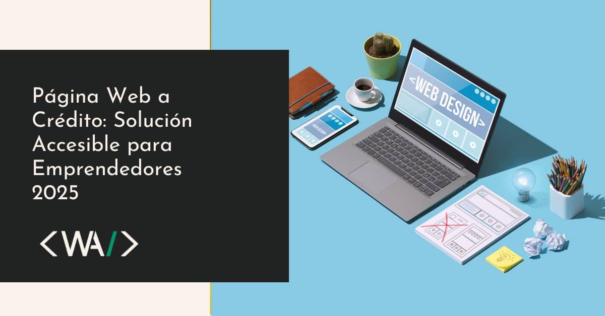 página web a crédito