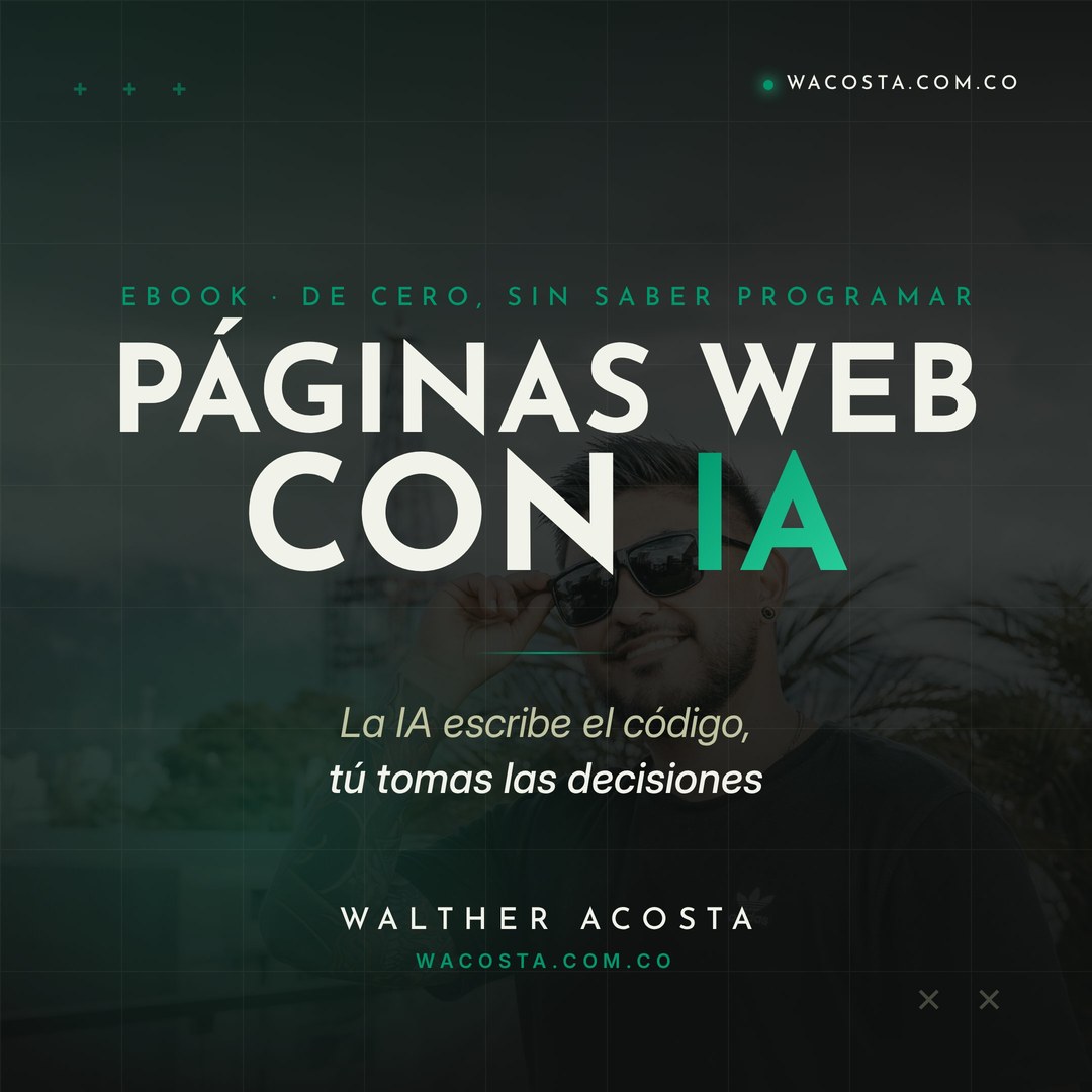 Portada del ebook Páginas Web con IA